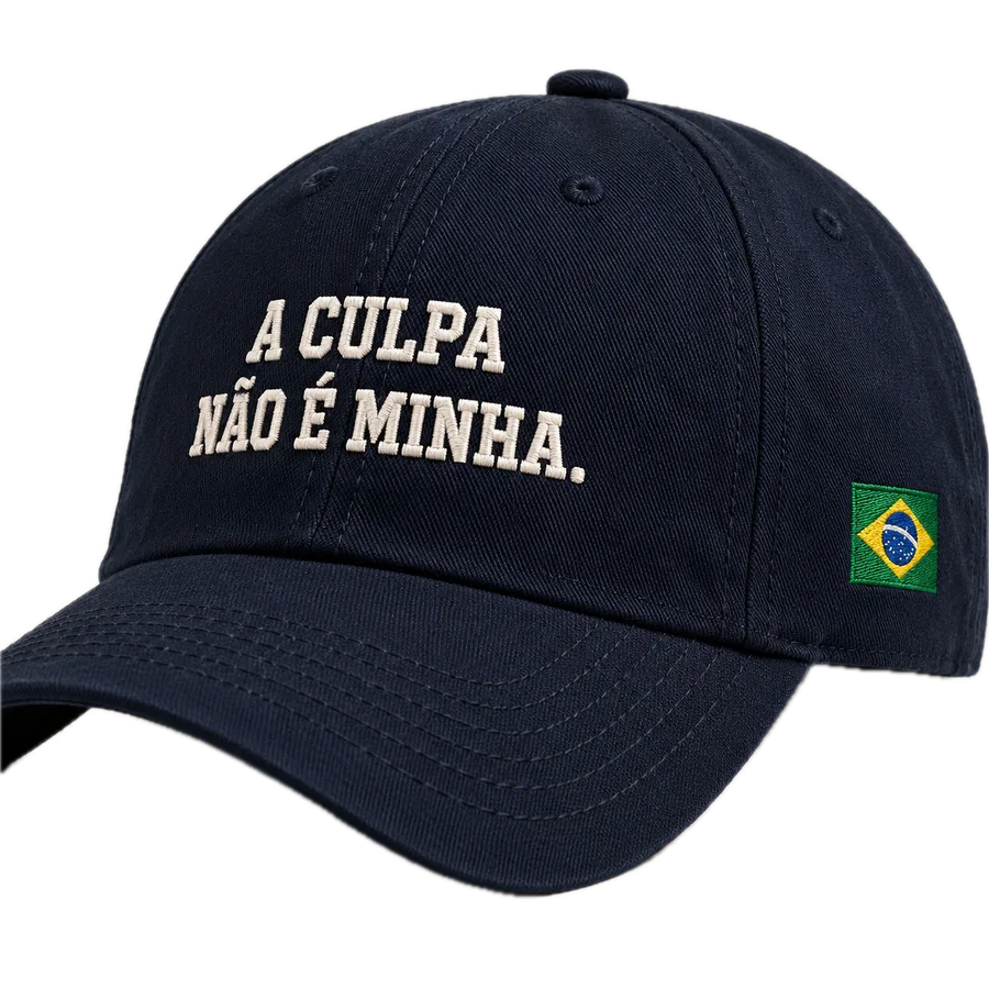Boné azul-marinho